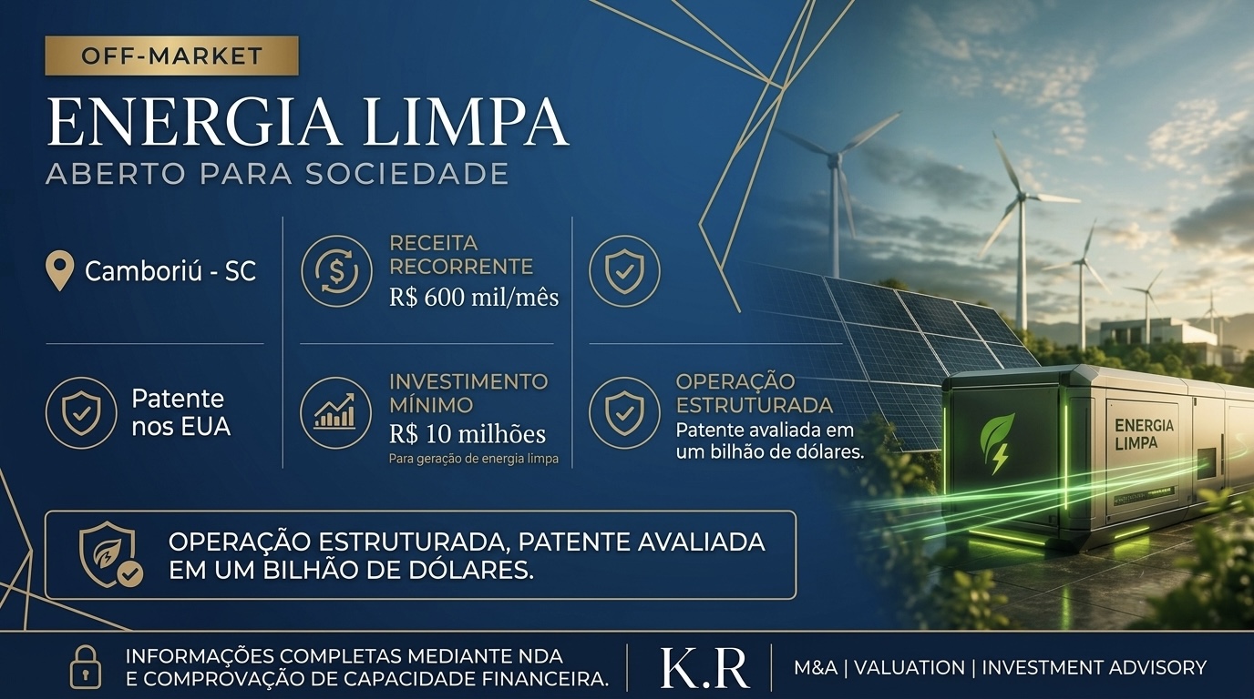 Energia Limpa — Aberto para Sociedade