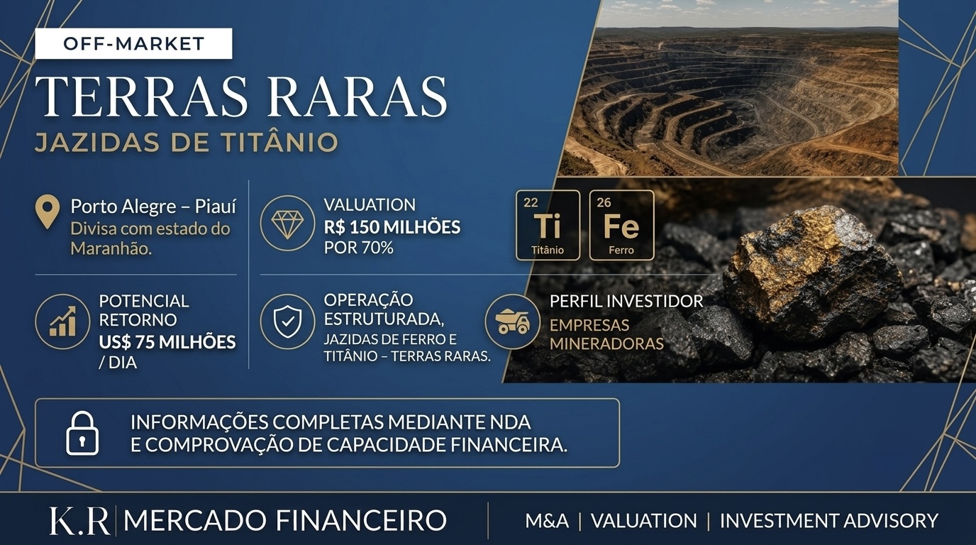 Terras Raras — Jazidas de Titânio